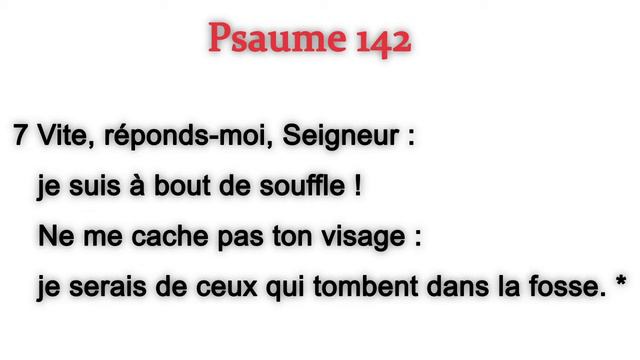 Psaume 142, Laudes les Jeudis Semaine 4 et Complies les Mardis смотреть онлайн