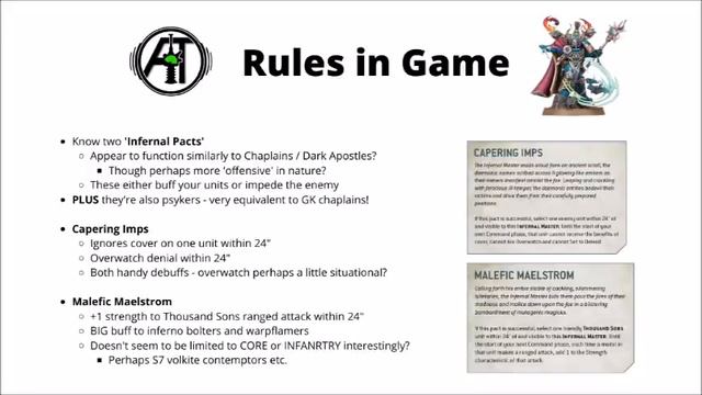 Infernal Master Revealed - New Thousand Sons HQ Choice! смотреть онлайн