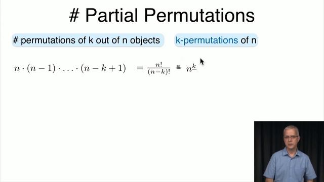Partial Permutations - UCSanDiego смотреть онлайн