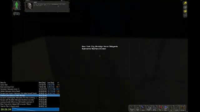 Deus Ex Single Segment Speedrun Route Attempt (55:49.16) 12-29-13 смотреть онлайн