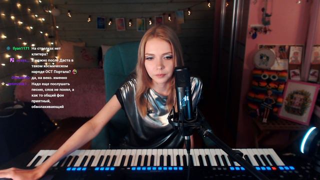 23.08.2022 - музыкальный стрим на твиче. Пою вживую под пианино. Кавера и авторские песни смотреть онлайн