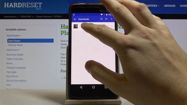 Downloaded Files Location - VODAFONE Smart Platinum 7 and Saved Files