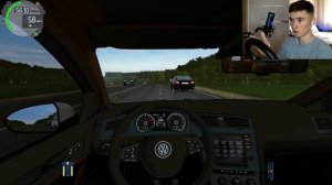 В горы с ПРИЦЕПОМ, у меня БОМБИТ!! - CITY CAR DRIVING на РУЛЕ!