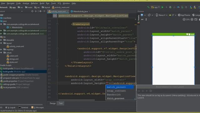 Firebase Social Network App - Android Studio Tutorial 03 - Navigation Drawer With Activity смотреть онлайн