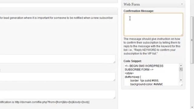 SMS Wordpress Plugin - Overview смотреть онлайн