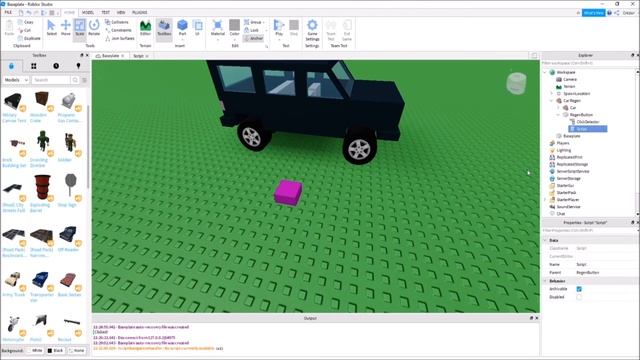 Car Spawn Button | Roblox Scripting смотреть онлайн
