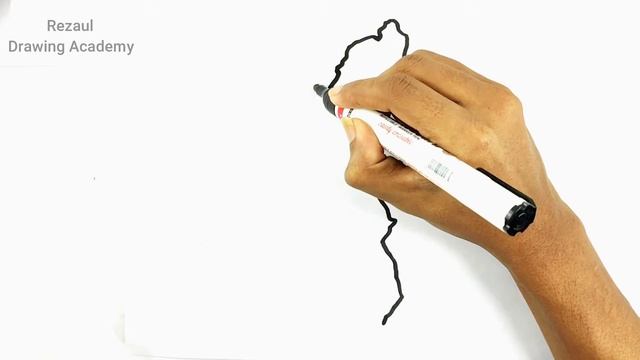 Drawing Myanmar Map - Very Easy Way смотреть онлайн