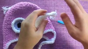 Вяжем детскую шапку.Шапка Сова из пряжи Alize Softy.