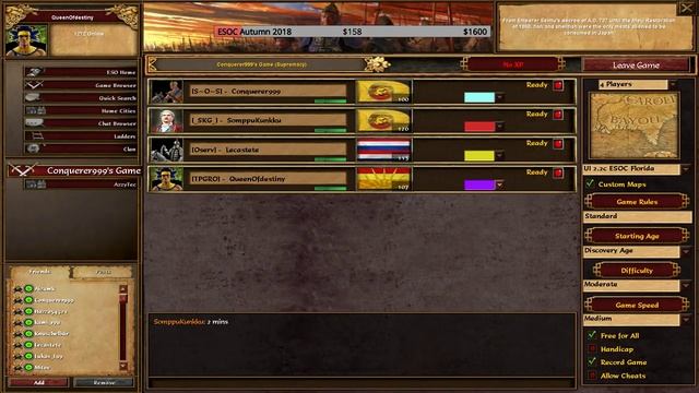 [AoE3] ESOC Grand Tour S1 // Mono-Civ — Quarter Finals: SomppuKunkku vs Conquerer999 смотреть онлайн
