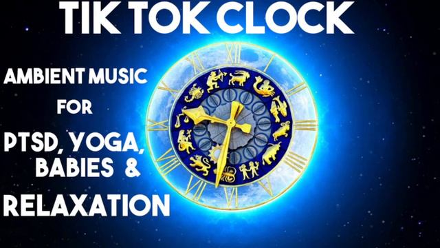 Tic Tock Clock +White Noise | PTSD, Yoga, Studying, and Meditations смотреть онлайн