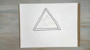 Как нарисовать Дорожный Знак Дети|Рисуем знаки Дорожного Движения