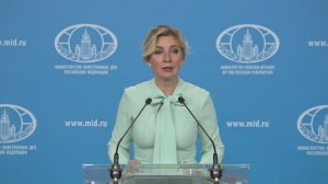 Брифинг М.Захаровой, Москва, 4 октября 2023 года