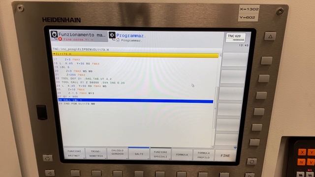 Програмування на стійці  TNC HEIDENHAIN 620