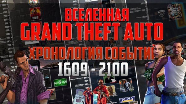 ВСЕЛЕННАЯ GTA - ХРОНОЛОГИЯ СОБЫТИЙ