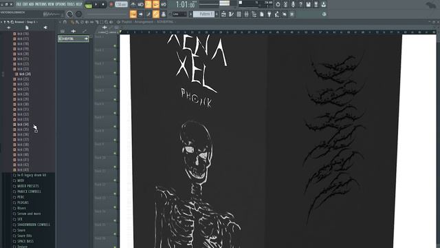 FREE ! XENAXEL PHONK DRUM KIT FOR FL STUDIO