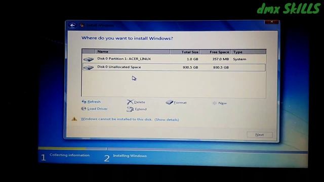 Convert GPT to NTFS || Windows cannot be installed to this disk is of the GPT partition SOLUTION смотреть онлайн