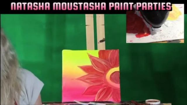 Groovy Flower Paint Along With Natasha Moustasha #2 смотреть онлайн