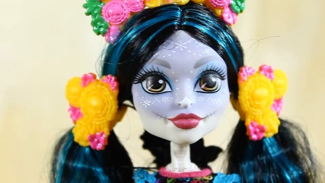 Обзор Monster High Skelita Calaveras Collector Doll [Amazon Exclusive] DPH48 смотреть онлайн