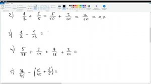 10. Сравнение, сложение и вычитание обыкновенных дробей. Математика 6 класс