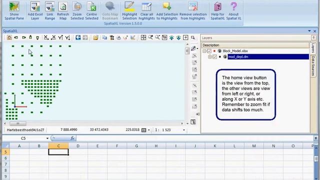 Basic video on navigation in SpatialXL (a spatial add-in to Excel) смотреть онлайн