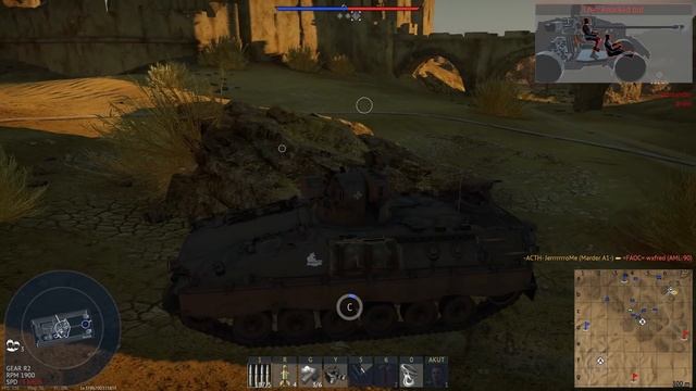 The Unmatched German IFV AT 7.3 || Marder A1- (War Thunder) смотреть онлайн