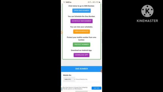 SMS bomber -PRANK you friend With SMS bomber android Hacking смотреть онлайн