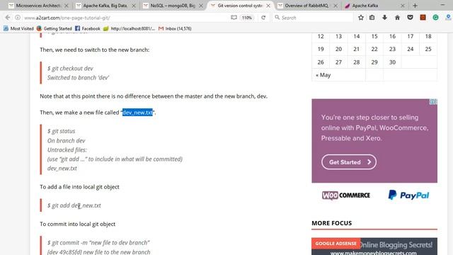 One-Page Tutorial for Git - Git version control system смотреть онлайн