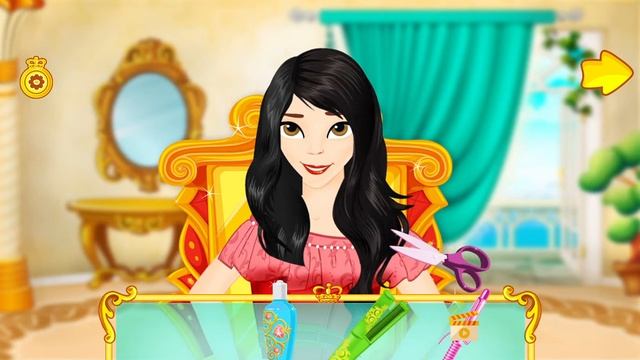Princess Elena Hair Salon / Fashion Beauty Makeover Game смотреть онлайн