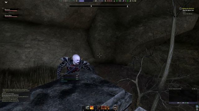 My first Vampire bite to a guild member in ESO смотреть онлайн