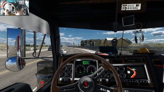 ATS Gameplay 4K + wheel cam | Kenworth W900 w/ CAT C15 | Las Vegas - Reno смотреть онлайн
