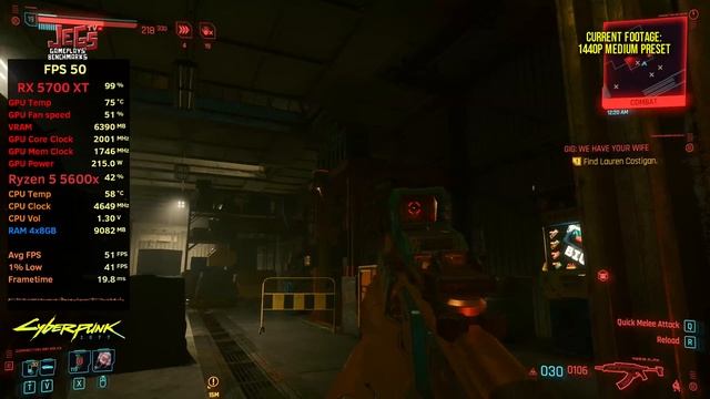 Cyberpunk 2077 on Ryzen 5 5600x + RX 5700 XT 1080p, 1440p, 2160p benchmarks! смотреть онлайн