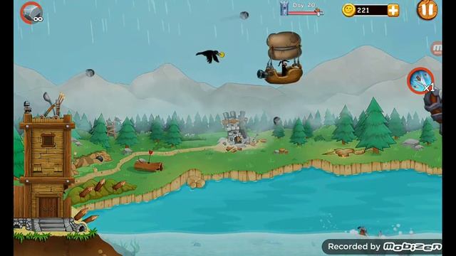 Босс вертолёт (звука нет)|прохождение игры The catapult| часть 4 смотреть онлайн