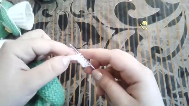 Тунисское вязание # Пинетки машинки часть 2 смотреть онлайн