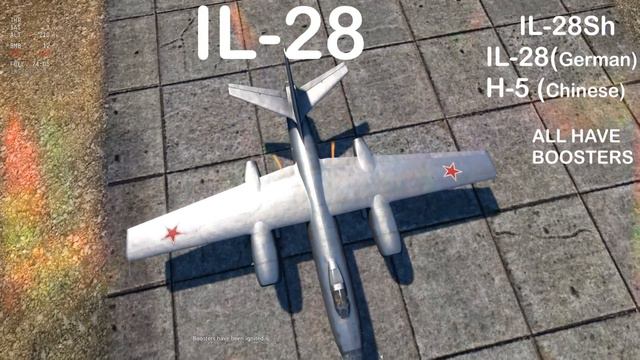 Every plane with BOOSTERS in War Thunder смотреть онлайн