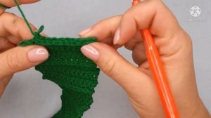 Изнаночный рельефный столбик без накида крючком при вязании игрушек амигуруми