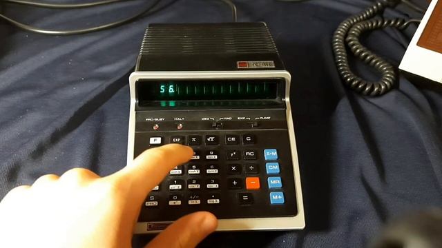 Sharp PC-1001 vintage programmable scientific calculator (1973) смотреть онлайн