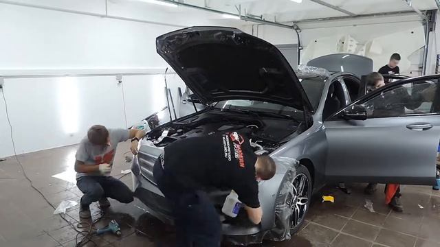 Оклейка мерседеса винилом в прозрачный мат смотреть онлайн