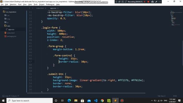 design login form with bootstrap5 and sass - 2 смотреть онлайн