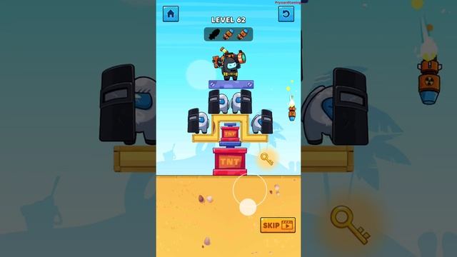 Rocket War: Impostor Fight - Gameplay Walkthrough Part 2 All Levels 44-82 (iOS, Android) смотреть онлайн