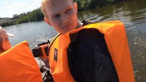 ХОПЕР 520 испытание лодочного мотора, мотор триммер.