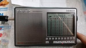 Ферритовая антенна кв диапазона и Деген 1103. Ferrite sw antenna and degen 1103