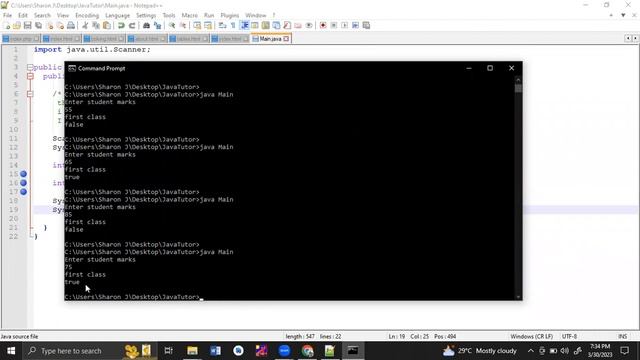 Java User input смотреть онлайн