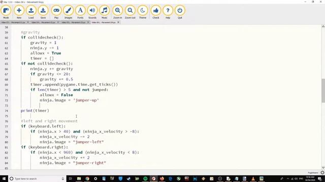 Pygame Zero Mu Tutorial - Ninja Jumper - Part 6 смотреть онлайн