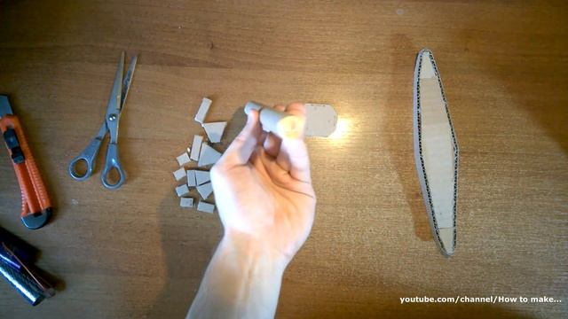 How to make a sword of King Arthur. How to make Excalibur out of cardboard смотреть онлайн