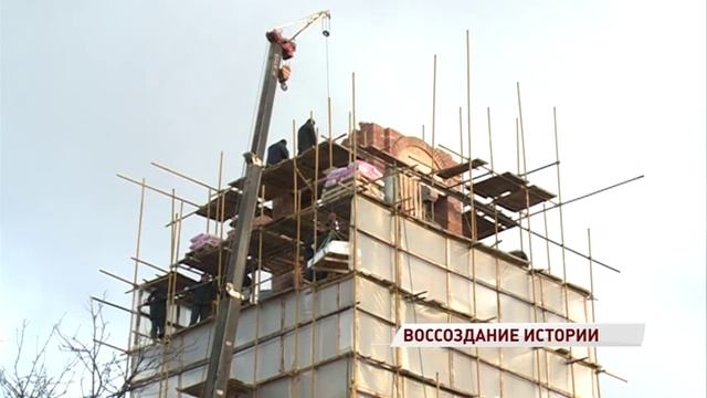 Строительство колокольни Спасо-Пробоинского храма выходит на финишную прямую смотреть онлайн