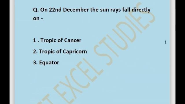 MOTION OF EARTH MCQs/ class 6 geography chapter 3 mcq/ NCERT class 6 geography Question answers смотреть онлайн