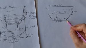 Японское плечо Выкройка Схема вязания