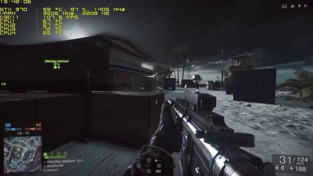Battlefield 4 - GTX 970 - i5 4690 - 60FPS Test [MAXED OUT] смотреть онлайн