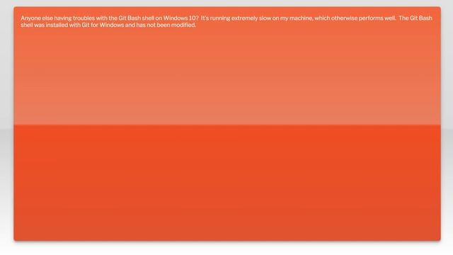 Git Bash Slow on Windows 10 смотреть онлайн
