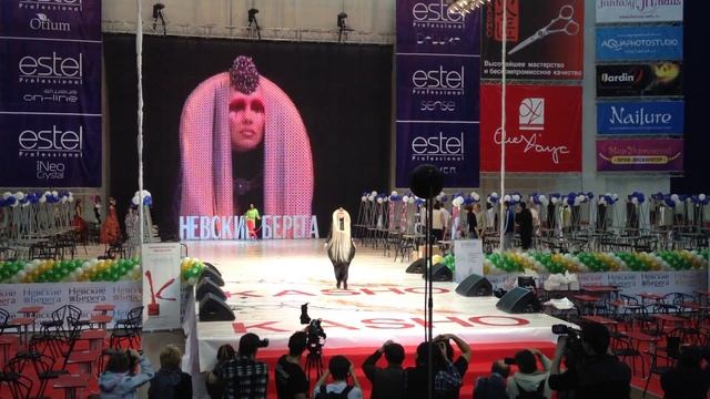 Невские берега 2014, февраль. Конкурс визажистов. Креативный макияж. смотреть онлайн